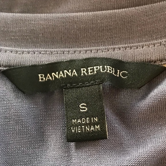 Banana Republic LS front tie sand wash top sz S - Picture 5 of 7